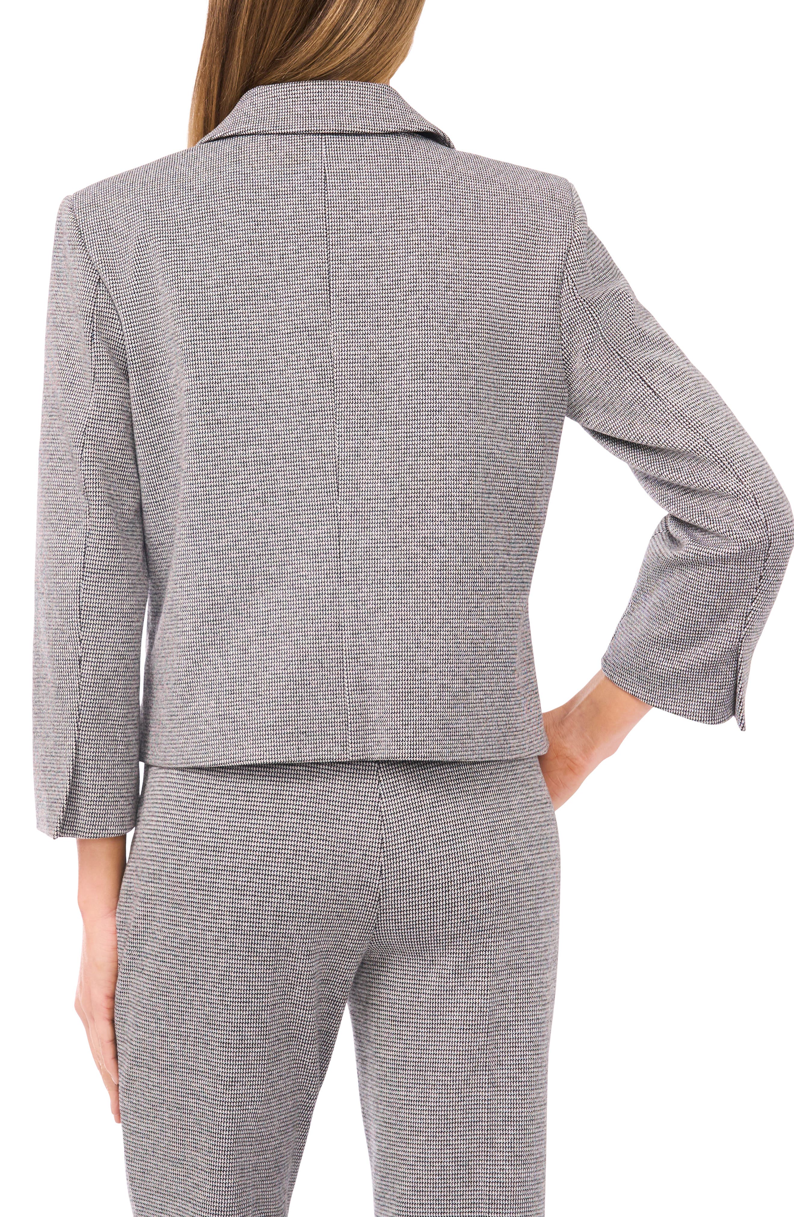 Halogen® Houndstooth Crop Blazer