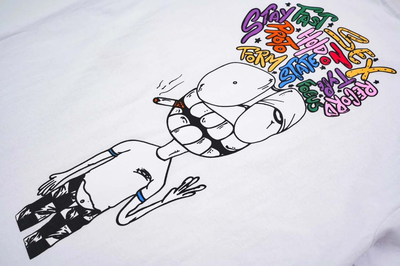 Chrome Hearts White Heart Graffiti T-Shirt product photo from LabelPicks