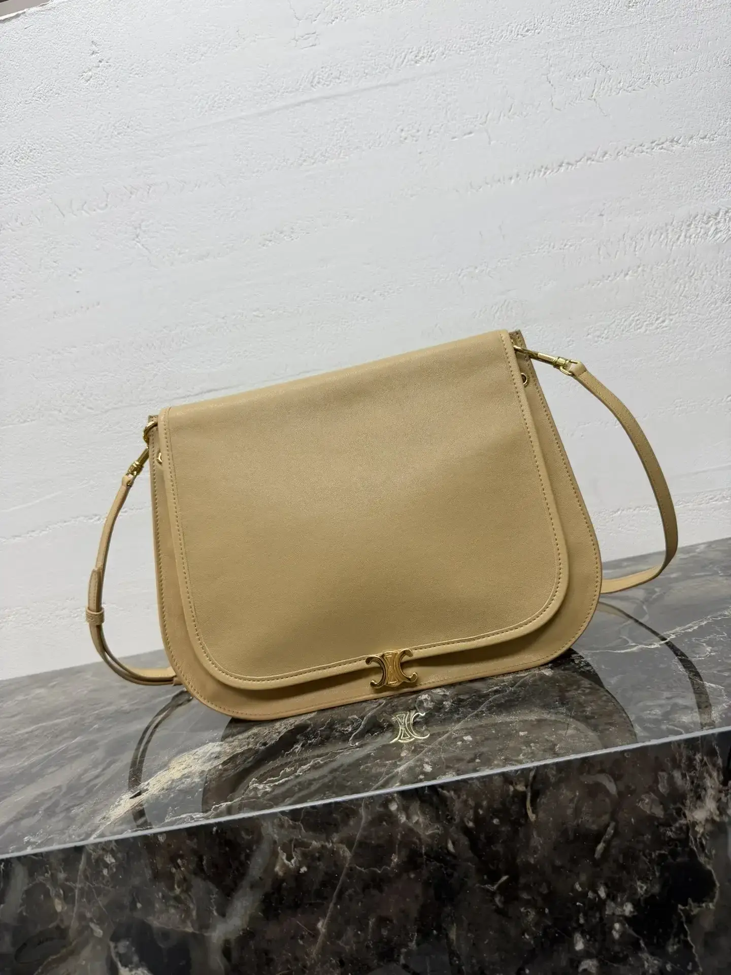 Celine Triomphe Lambskin Crossbody Bag product photo from LabelPicks