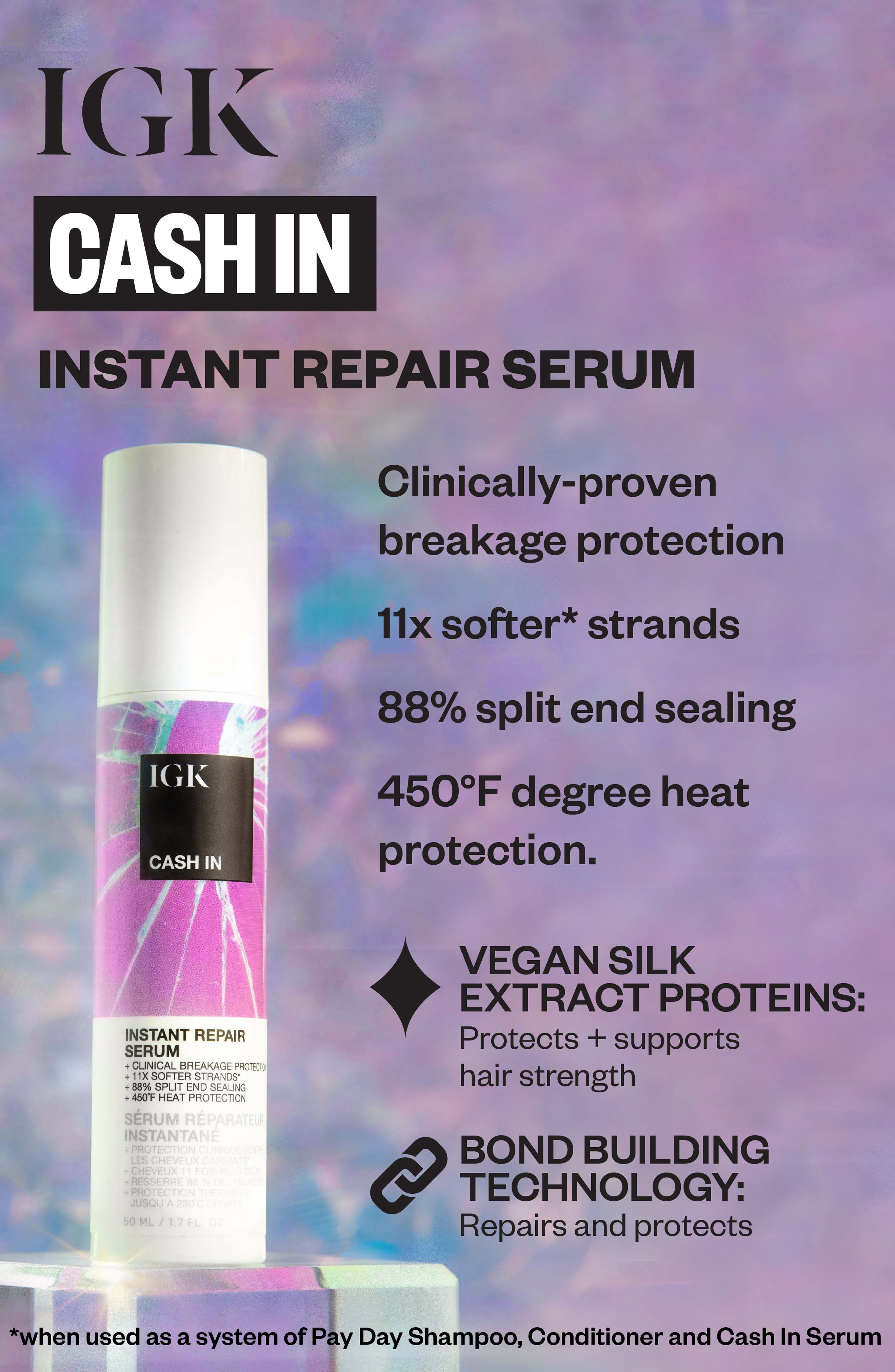 IGK Cash in Instant Repair Serum