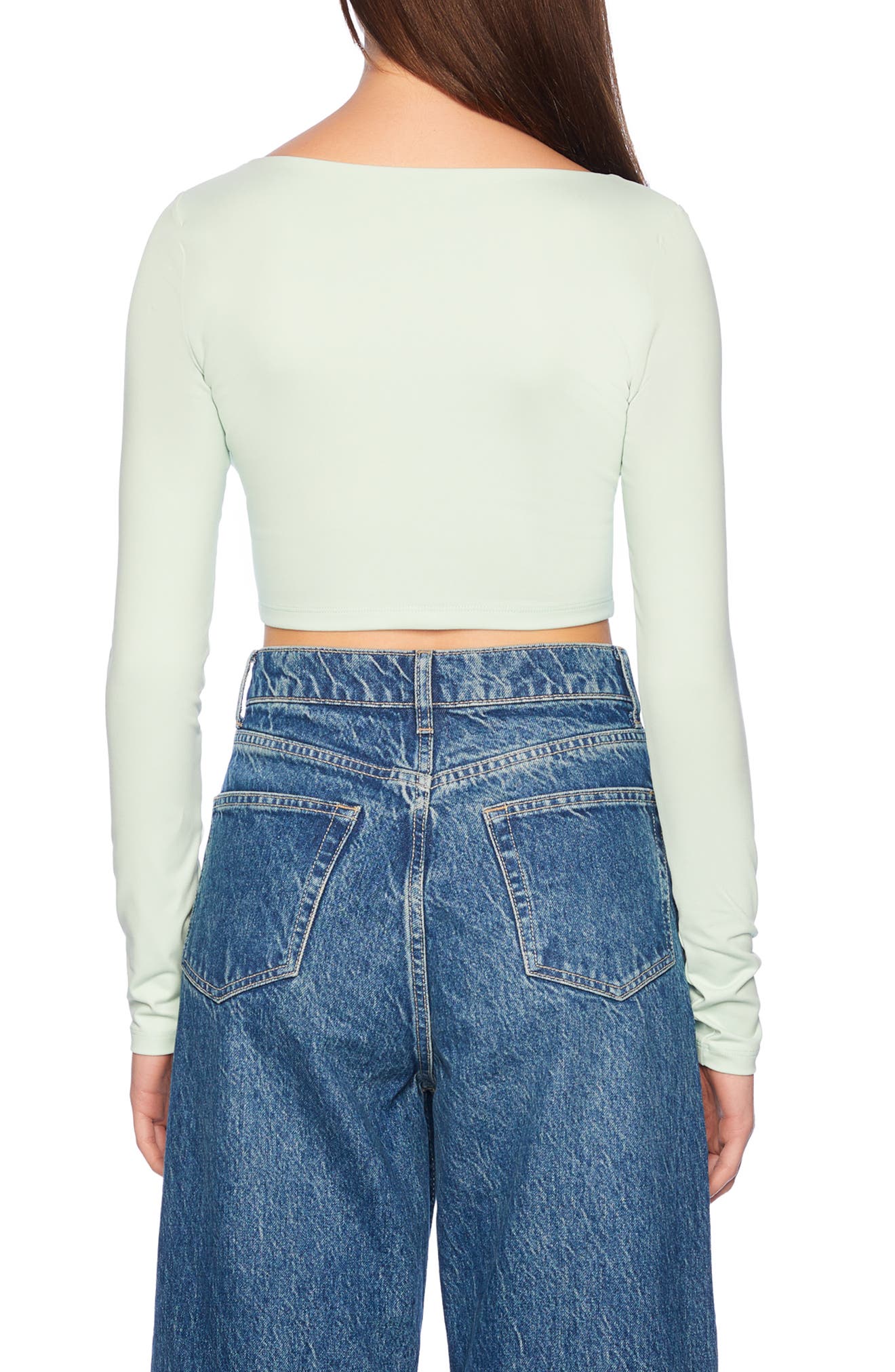 Susana Monaco Low Scoop Crop Top