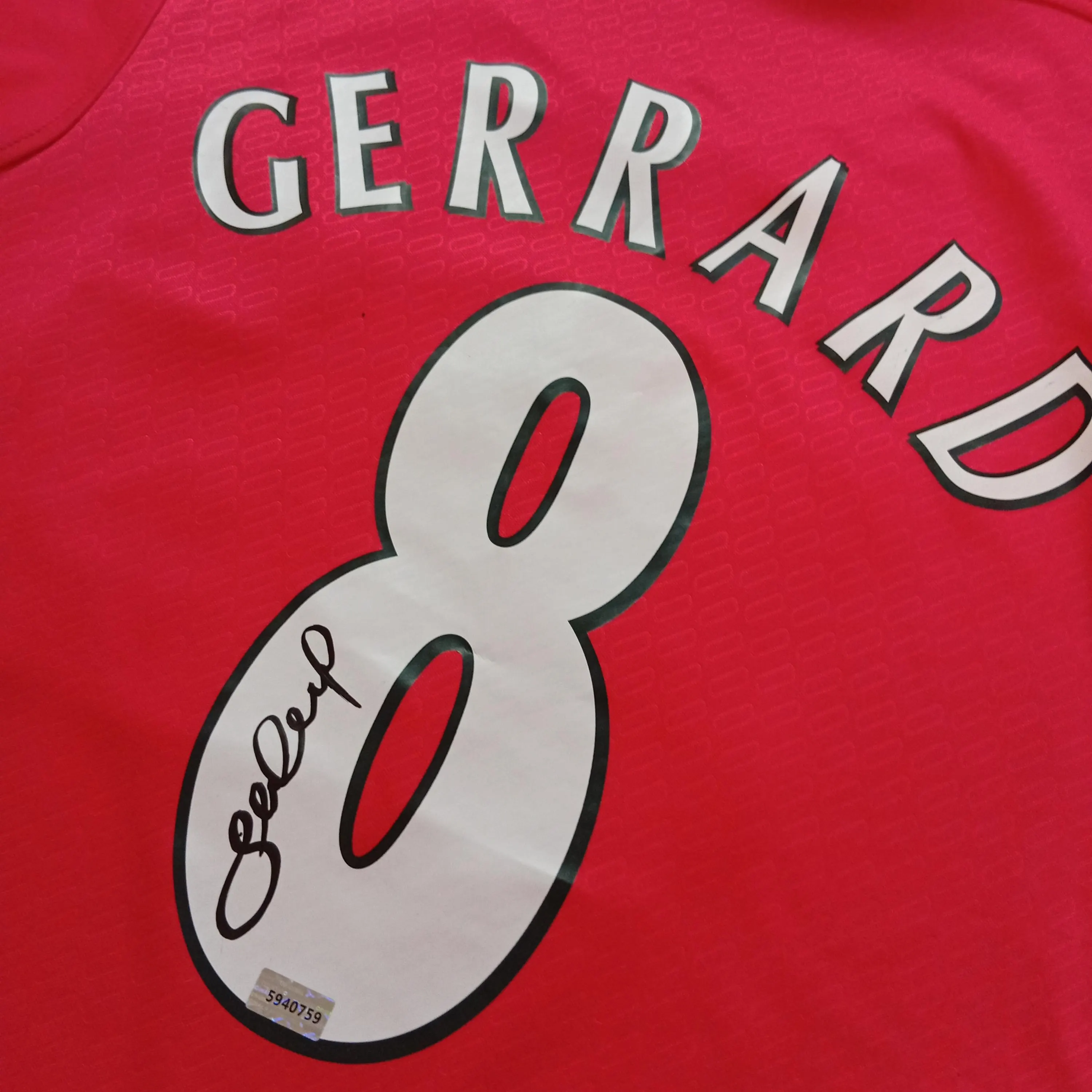 Steven Gerrard Signed Autographed Liverpool Jersey/Shirt With COA