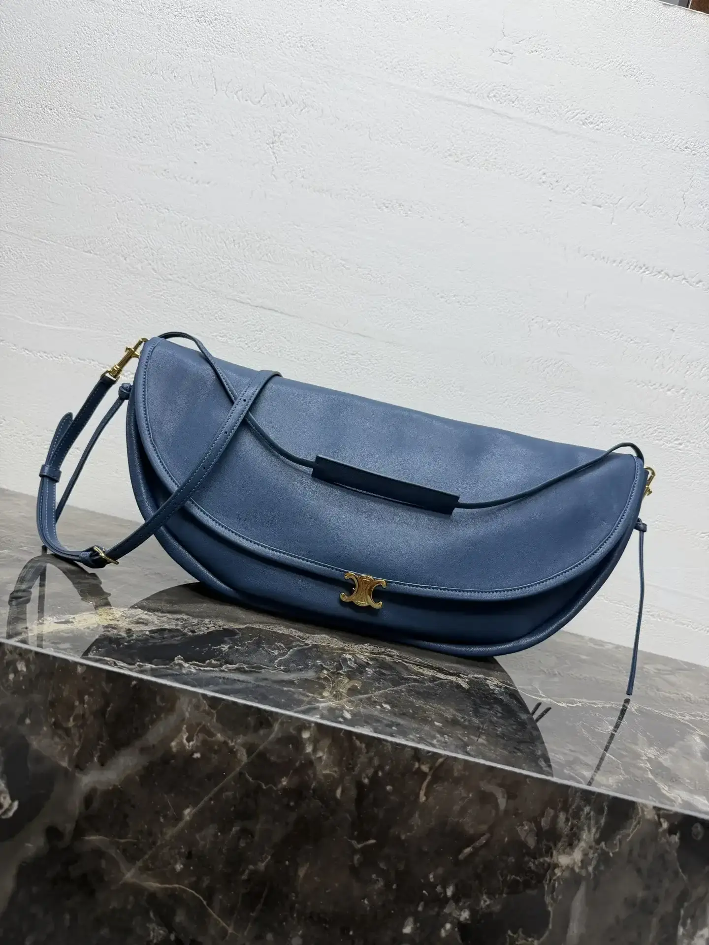 Celine Triomphe Lambskin Crossbody Bag product photo from LabelPicks