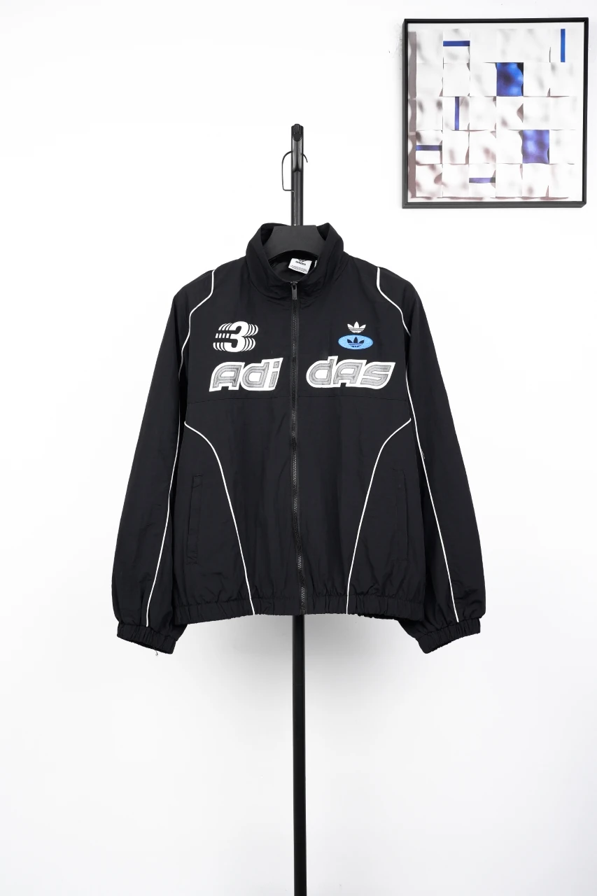 adidas Originals Black Heart Graphic Stand-Collar Jacket product photo from LabelPicks
