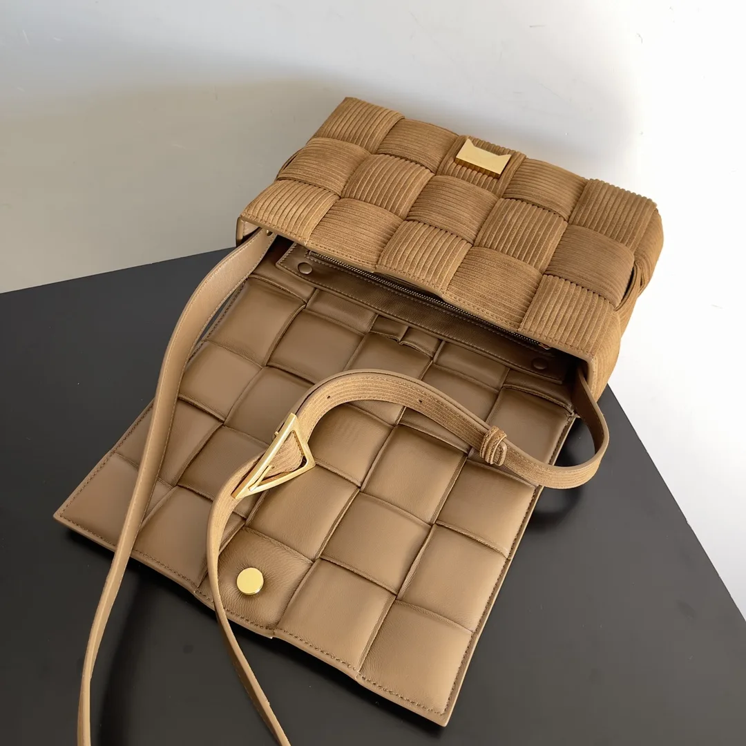 Bottega Veneta Cassette Green Intrecciato Woven Leather Shoulder Bag product photo from LabelPicks