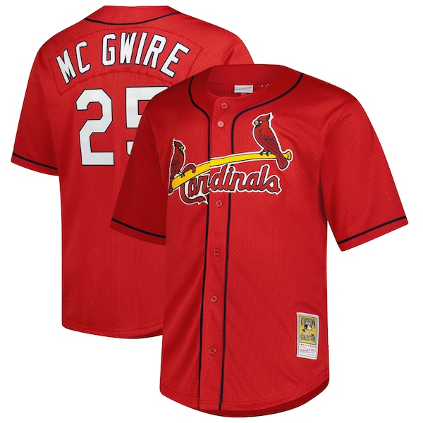 Mark McGwire St. Louis Cardinals Profile Cooperstown Collection Baseball Jersey - Red