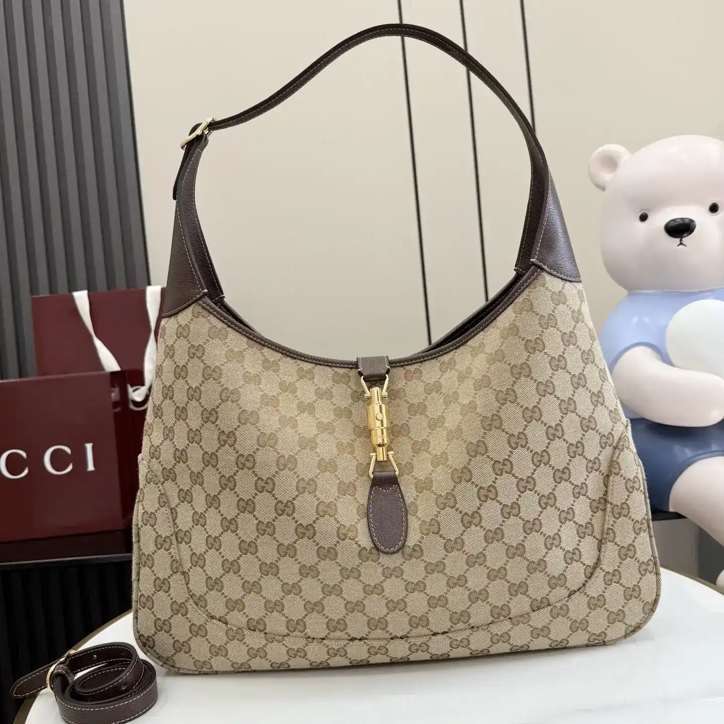 Gucci Brown Jackie Quilted Leather Shoulder Bag product photo from LabelPicks