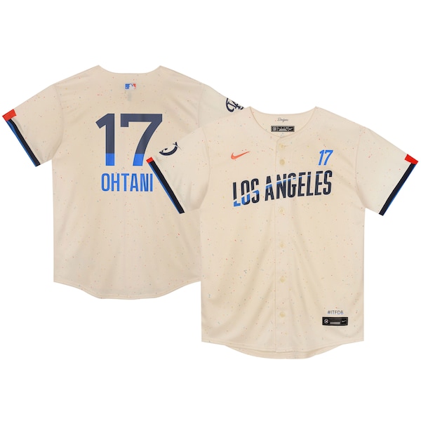 Shohei Ohtani Los Angeles Dodgers Nike Preschool 2024 City Connect Limited Player Jersey - Cream