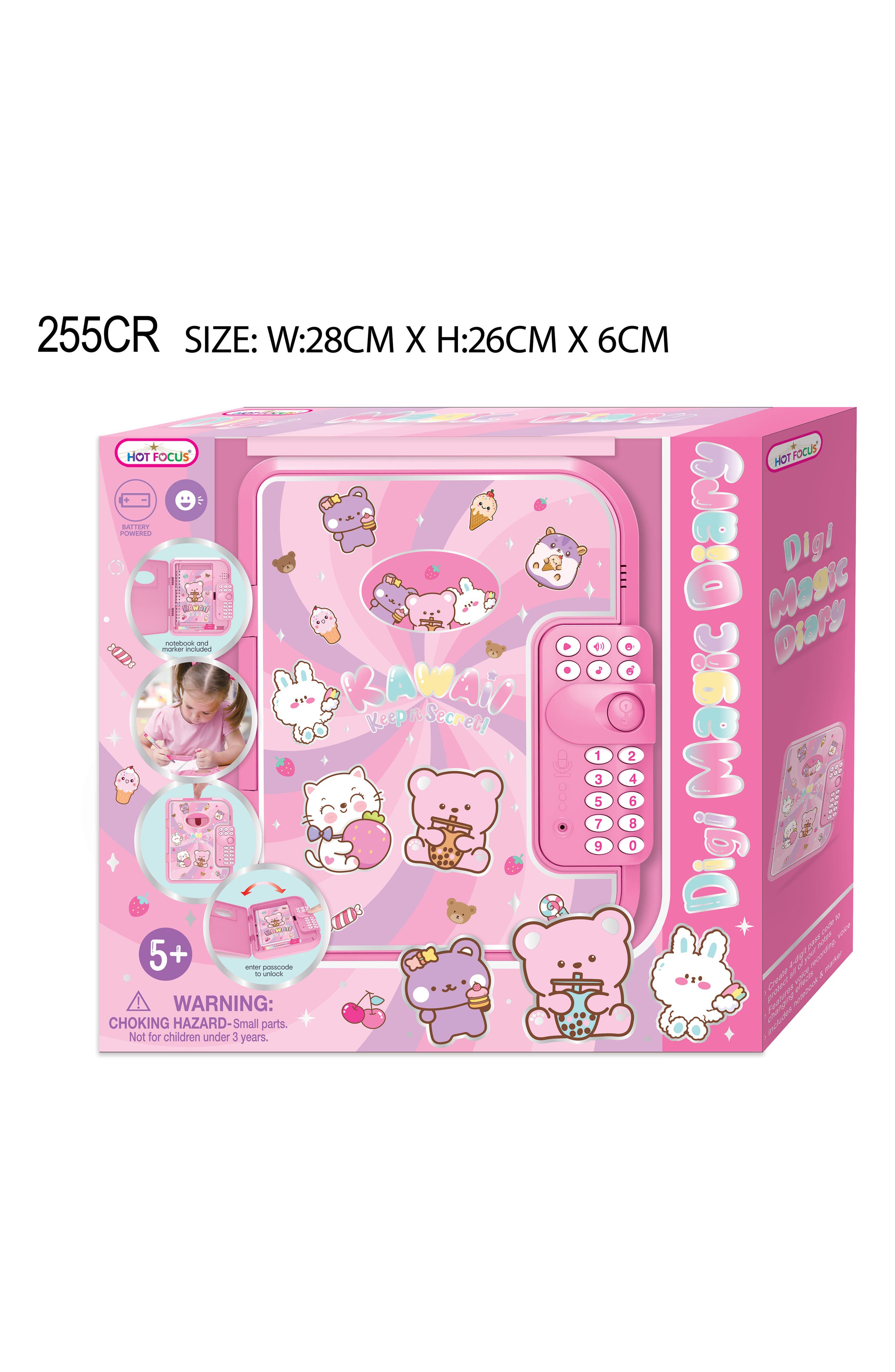 HOT FOCUS Critter Digi Magic Diary