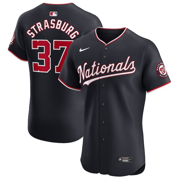 Stephen Strasburg Washington Nationals Nike Alternate Elite Player Jersey - Navy