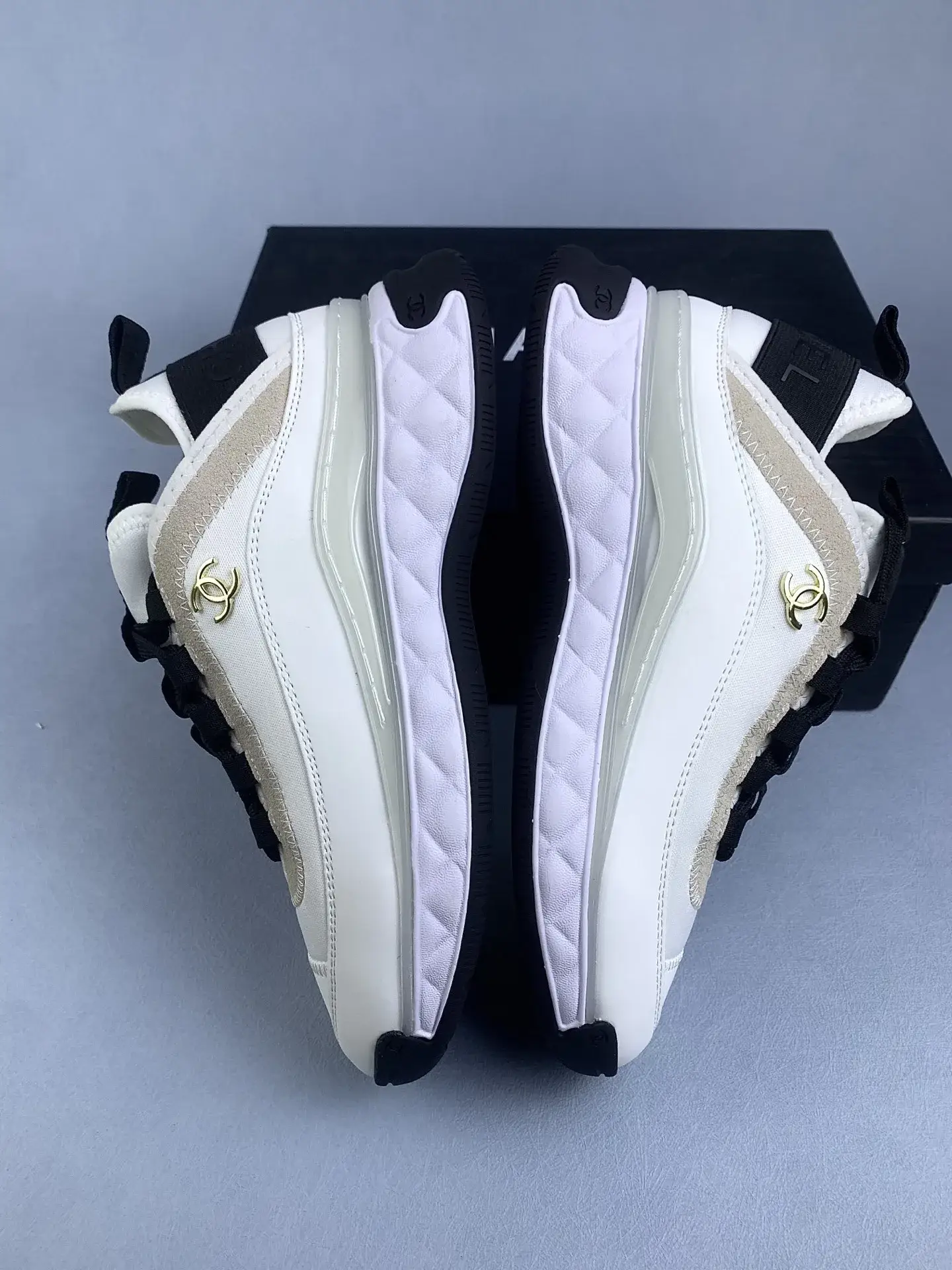CHANEL Sneakers Velvet Calfskin & Mixed Fibers product photo from LabelPicks