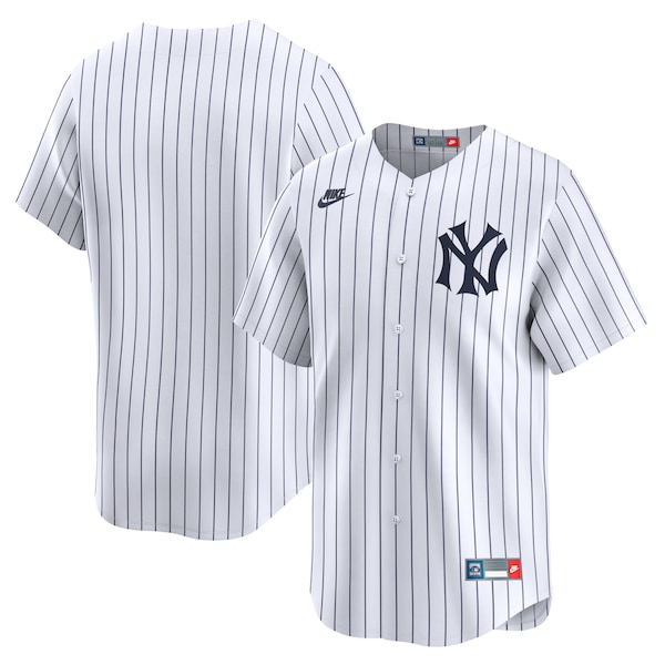 New York Yankees Nike Cooperstown Collection Limited Jersey - White
