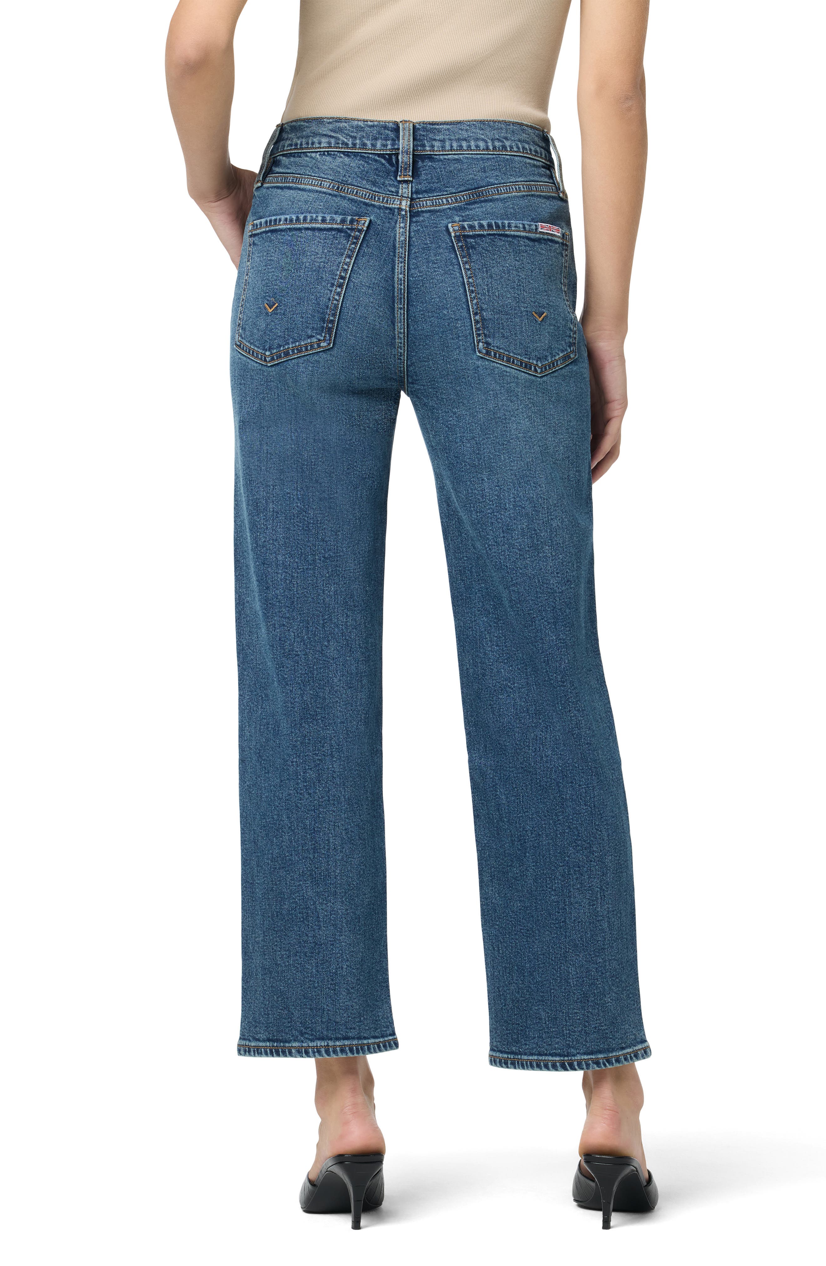 Hudson Jeans Noa High Waist Ankle Straight Leg Jeans