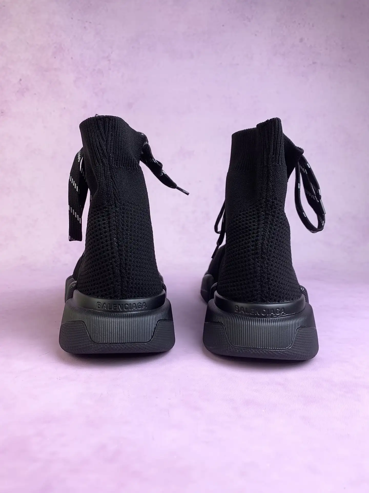 Balenciaga Speed 2.0 Lace-Up Sneaker in Black product photo from LabelPicks