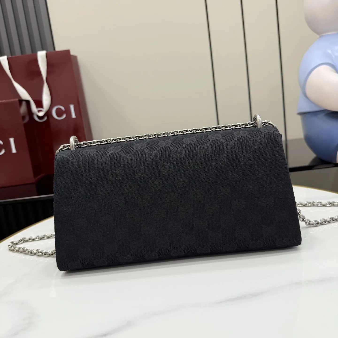 Gucci Black Dionysus Suede Leather Shoulder Bag product photo from LabelPicks