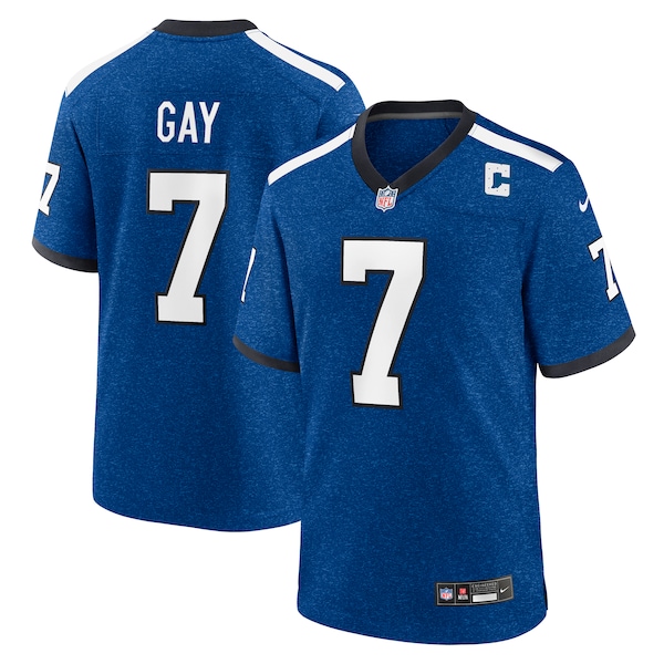 Matt Gay Indianapolis Colts Nike Indiana Nights Alternate Game Jersey - Royal/Royal