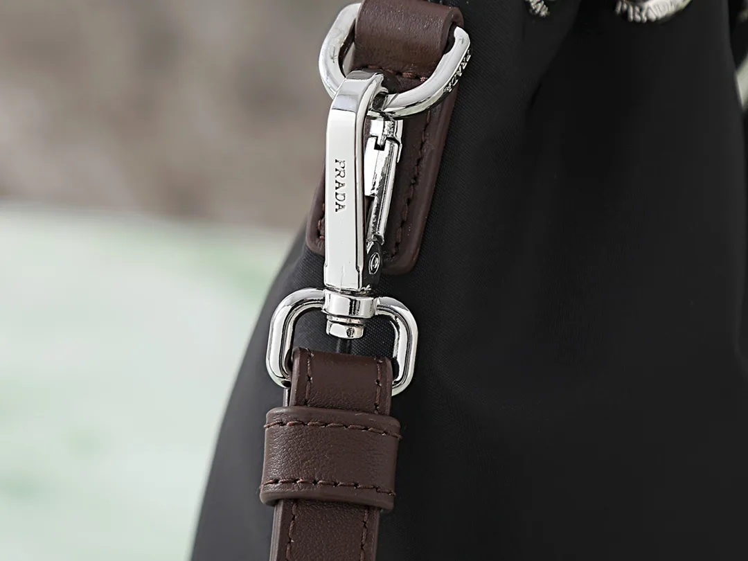 Prada Black Nylon Bucket Bag product photo from LabelPicks