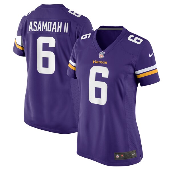 Brian Asamoah II Minnesota Vikings Nike Women's  Game Jersey -  Purple