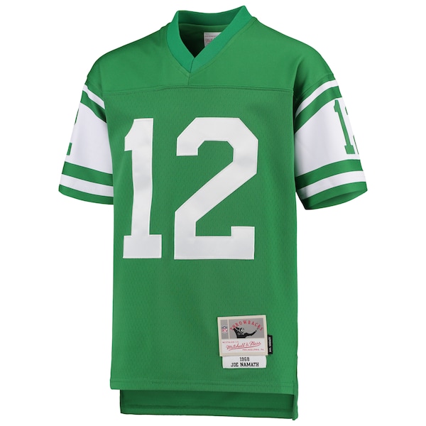 Joe Namath New York Jets Youth 1968 Legacy Retired Player Jersey - Green