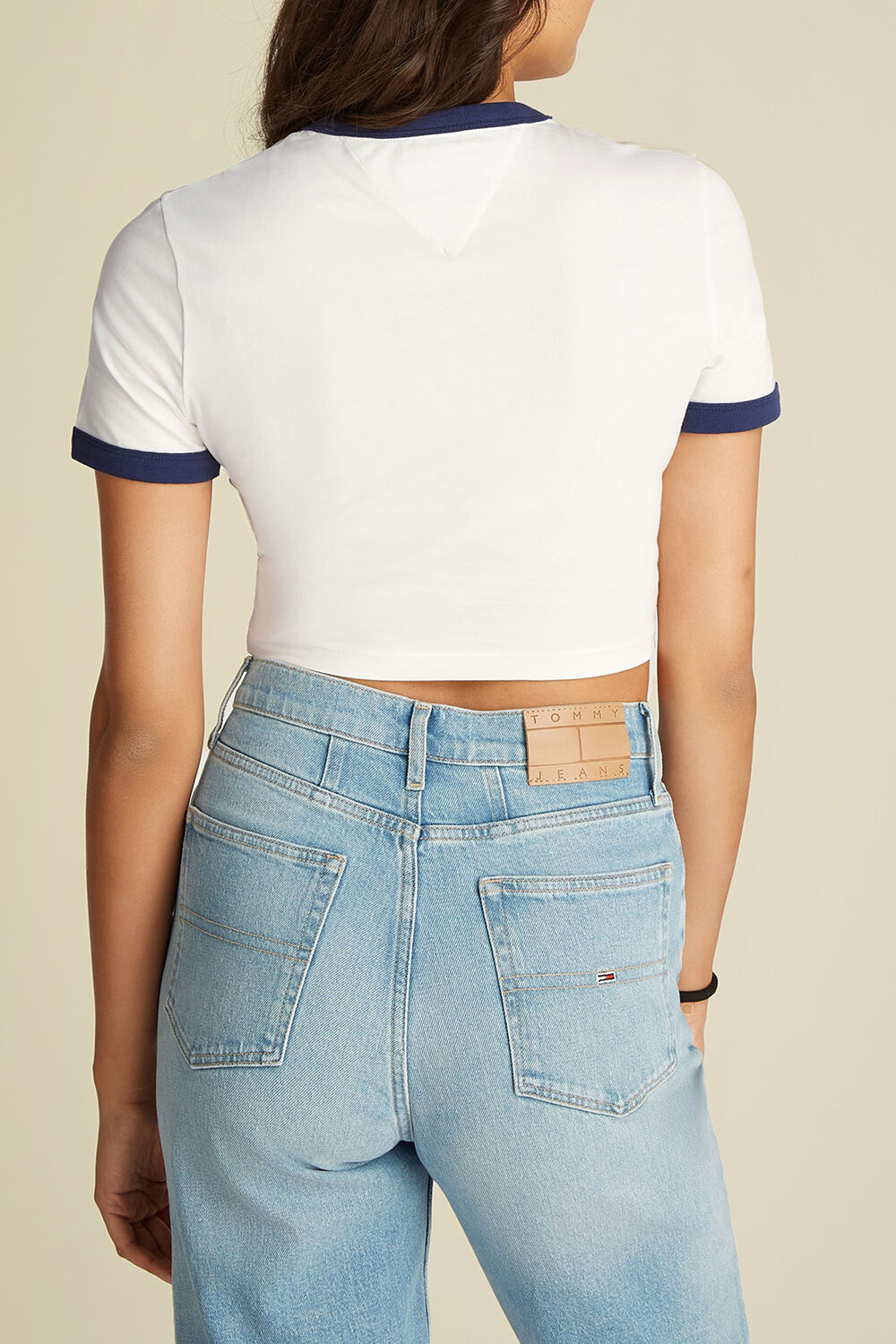 TOMMY HILFIGER חולצת טי קרופ