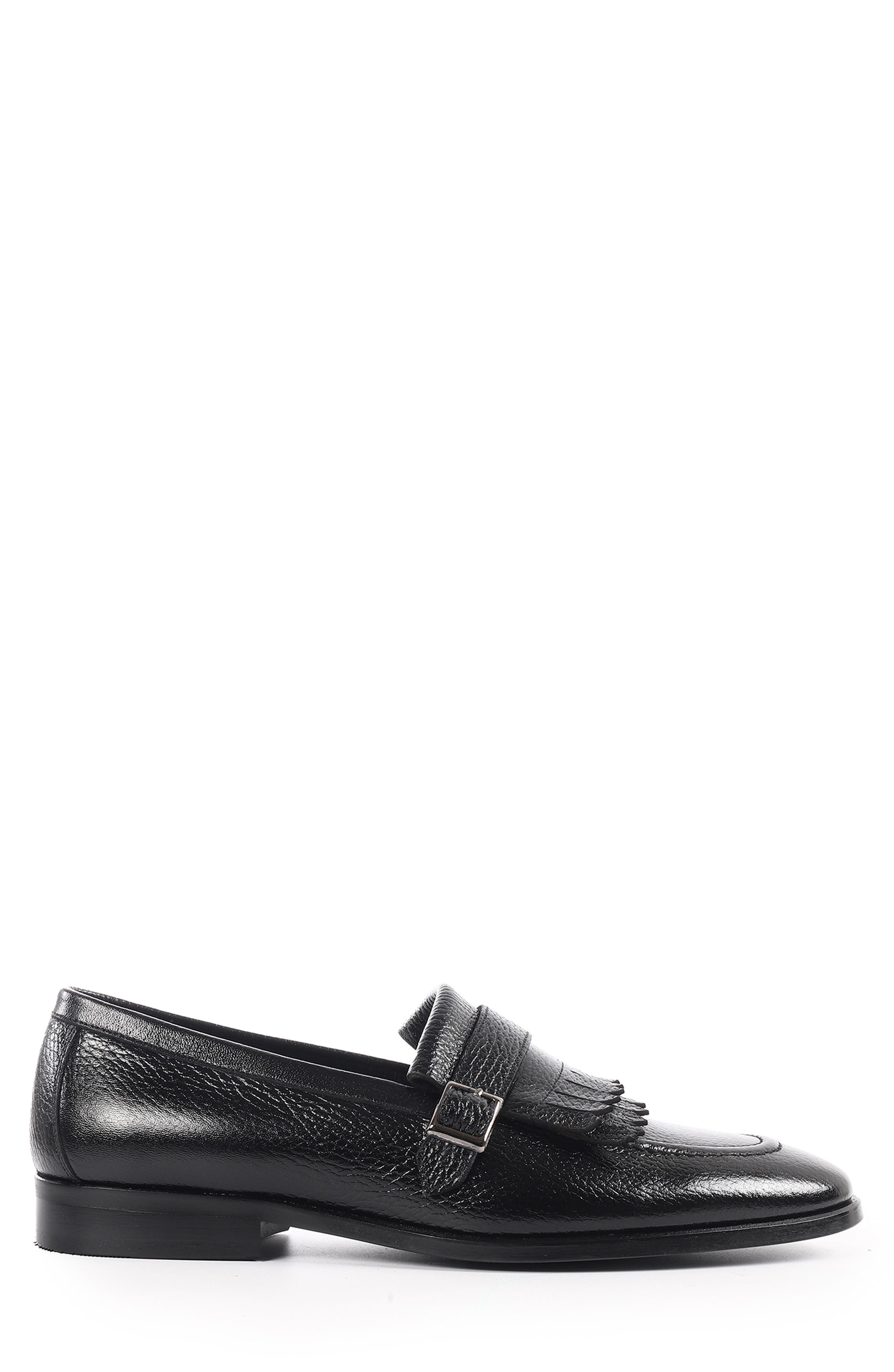 VELLAPAIS Tortoise Kiltie Fringe Loafer