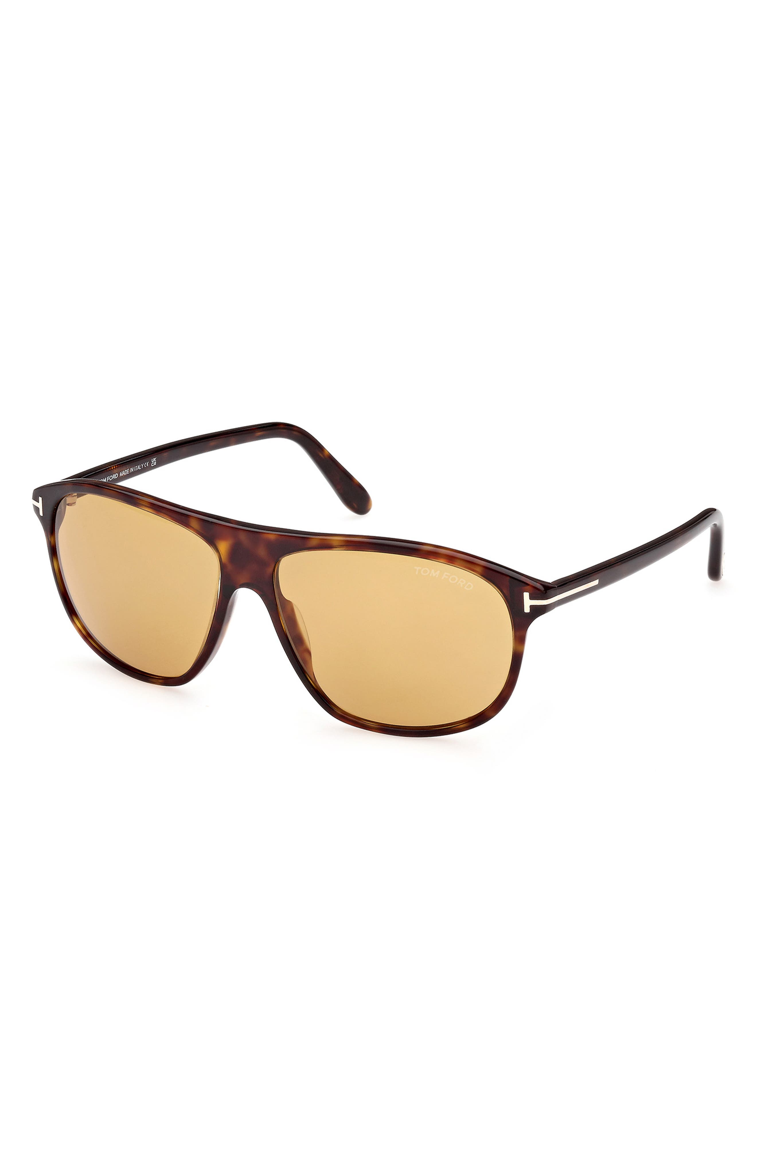 TOM FORD Prescott 60mm Square Sunglasses