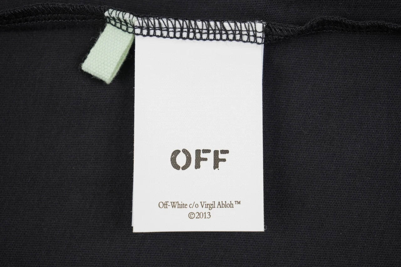 Off-White Black Yellow Tape Arrow T-Shirt product photo from LabelPicks