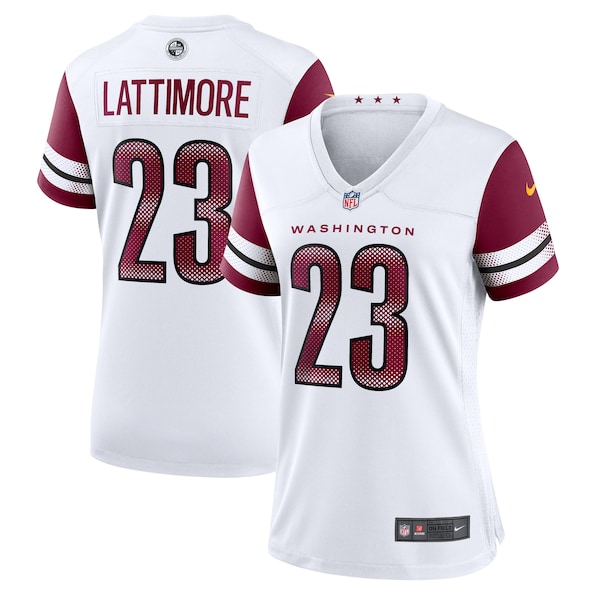Marshon Lattimore Washington Commanders Nike Women's  Game Jersey -  White/Burgundy
