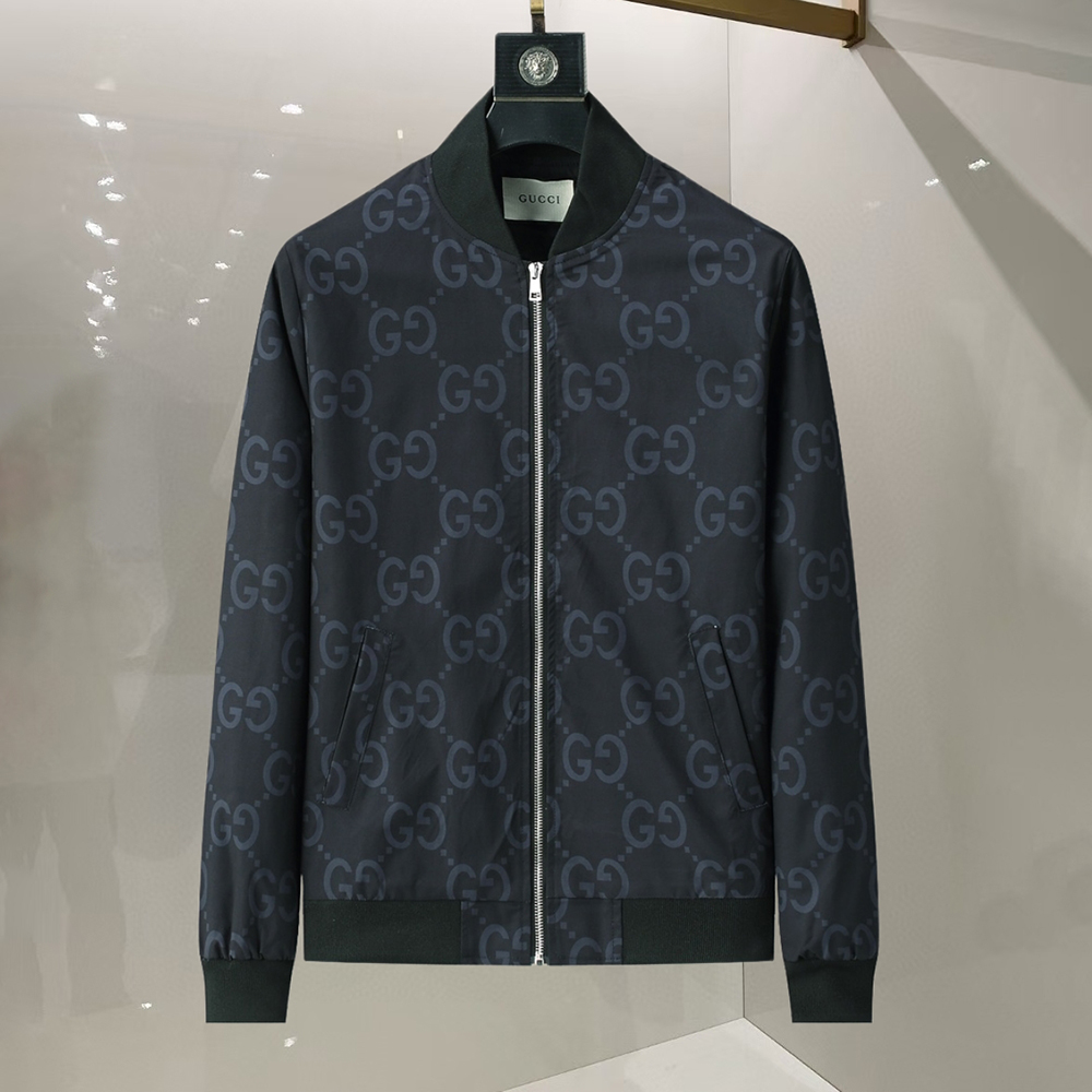 Classic Luxury Logo Printed Long Sleeved Jackets