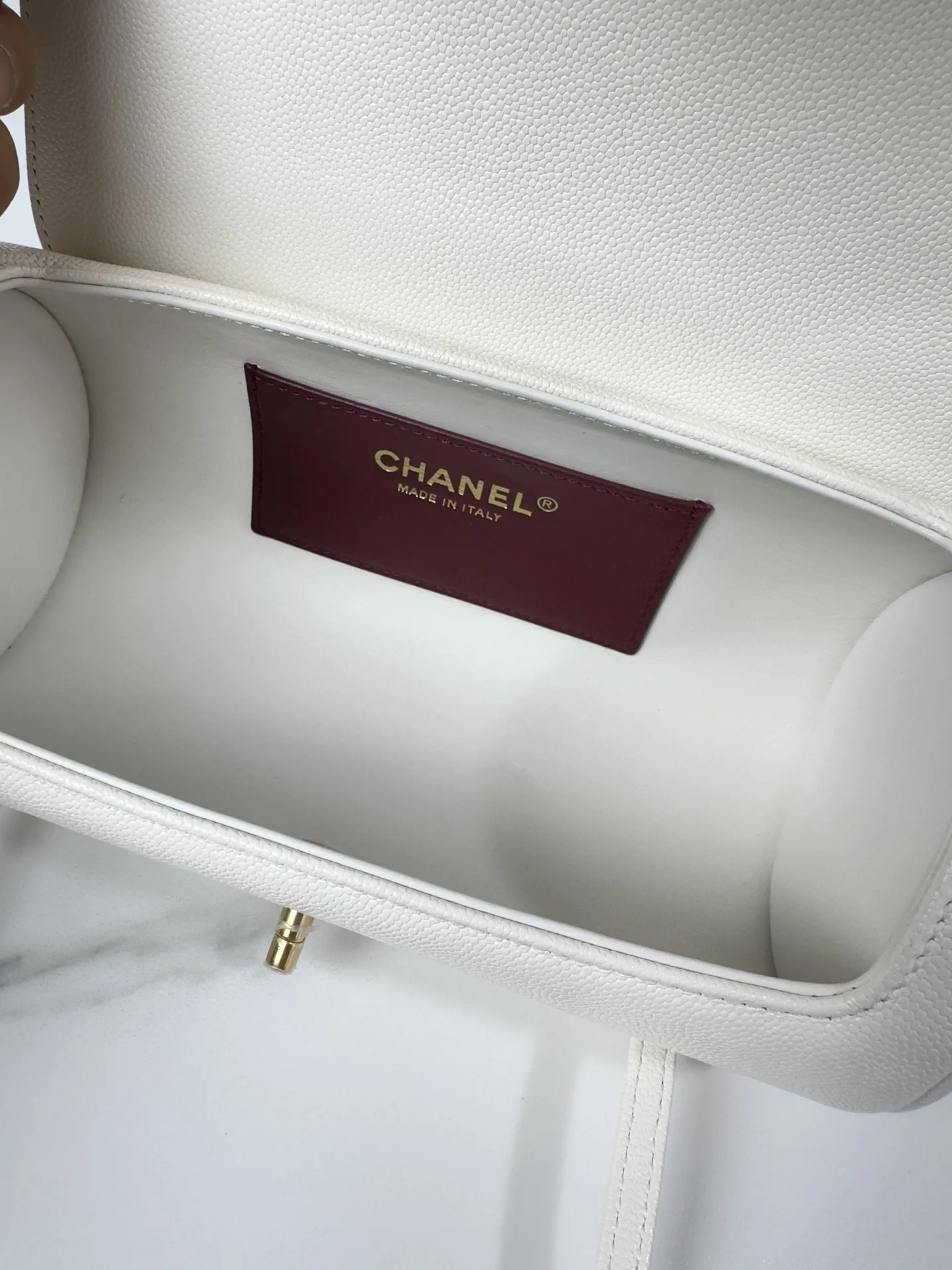 Chanel White Top Handle Bag product photo from LabelPicks