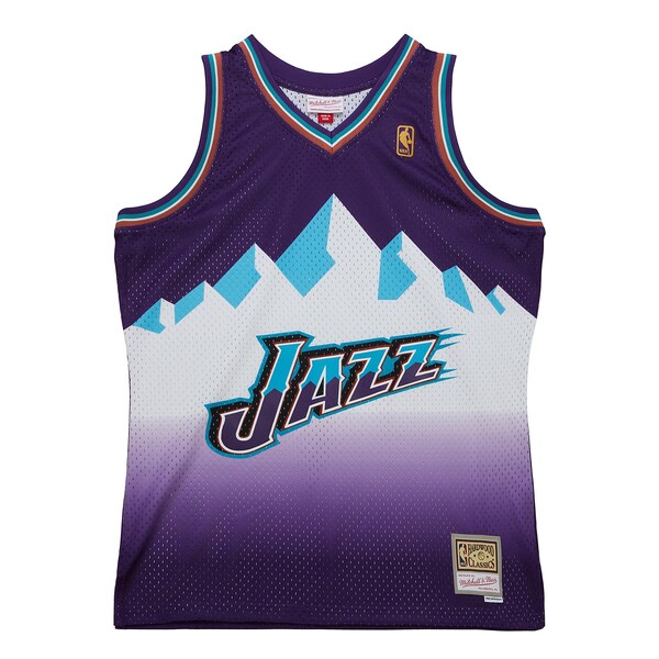 Utah Jazz 1996-97 Hardwood Classics Swingman Jersey - Purple