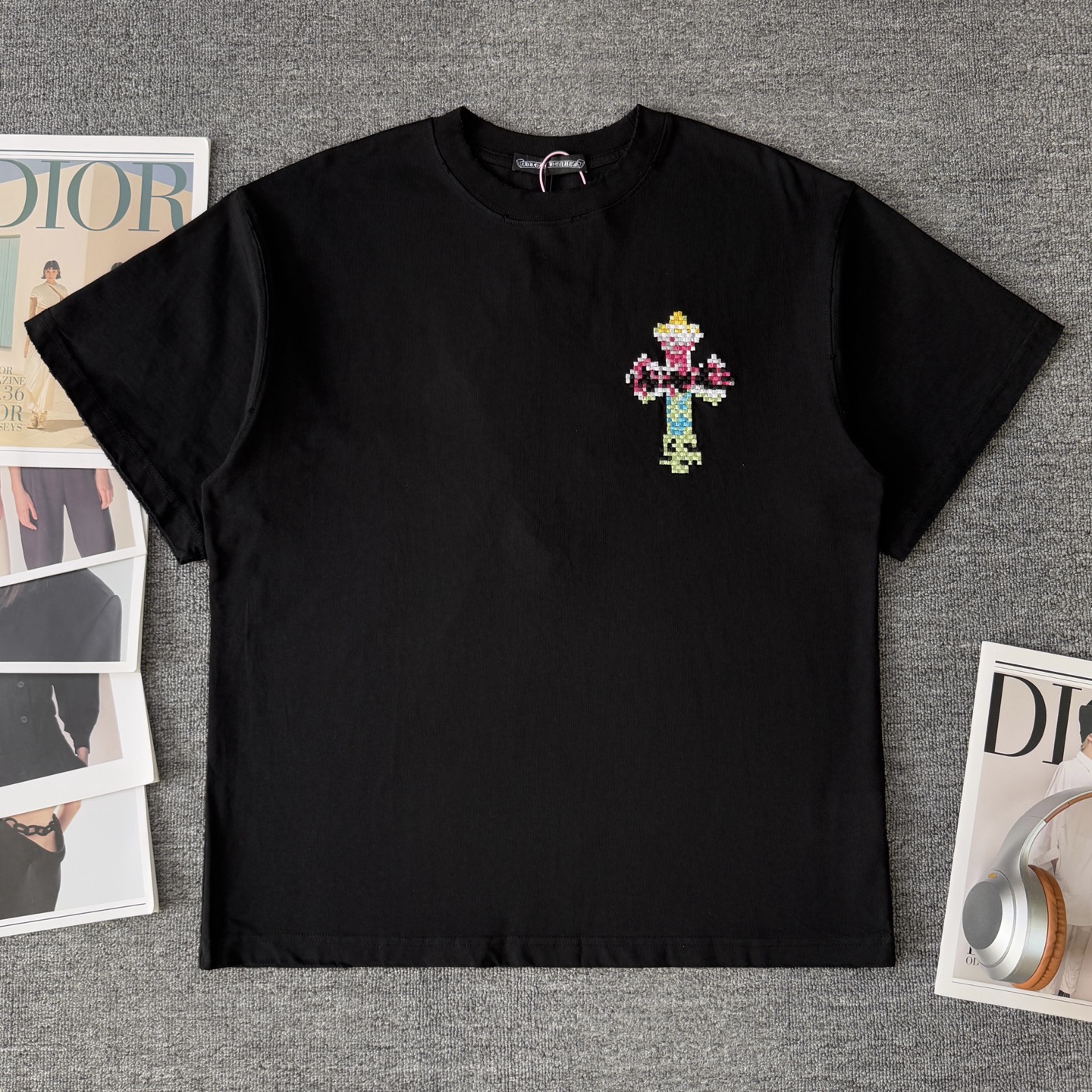 0512 Classic letter prints t-shirt