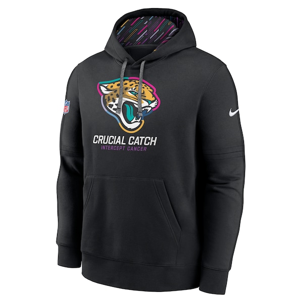 Jacksonville Jaguars Nike 2024 NFL Crucial Catch Club Pullover Hoodie - Black
