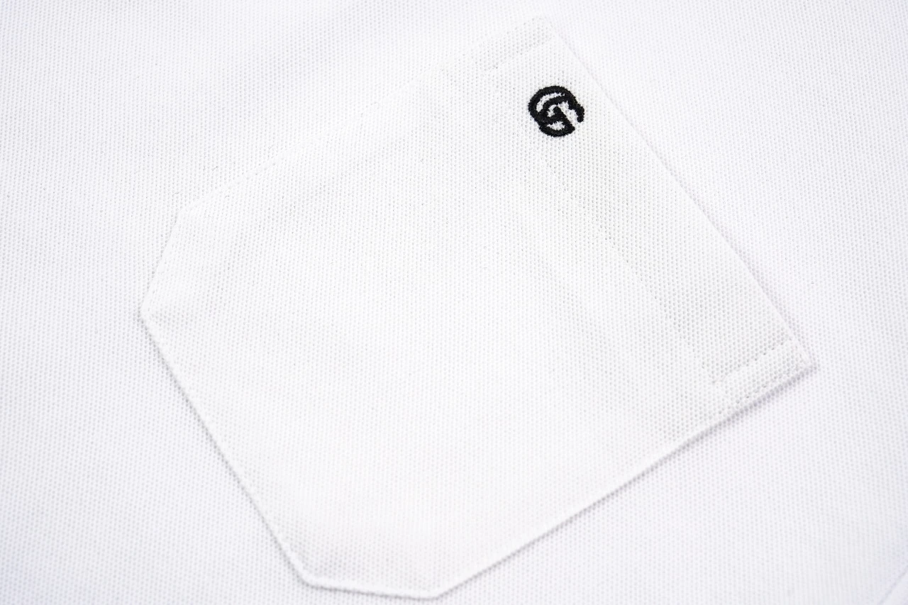 GUCCI White Mini GG Pocket Polo Shirt product photo from LabelPicks