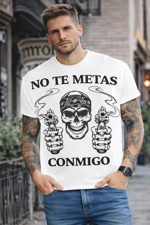 Remera “Banda y Barrio” – Calle y Calavera