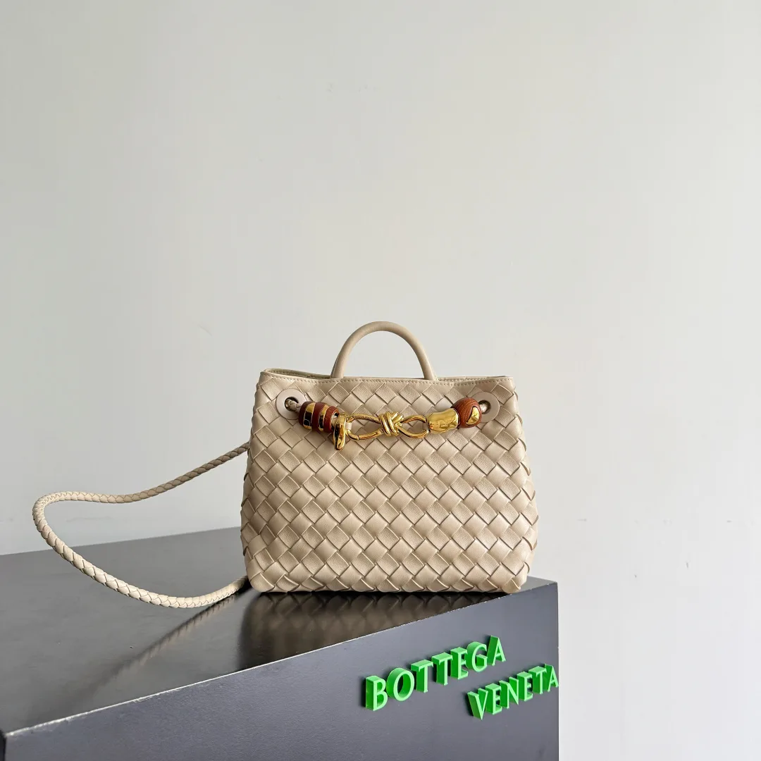 Bottega Veneta Andiamo Intrecciato Woven Leather Top Handle Bag product photo from LabelPicks