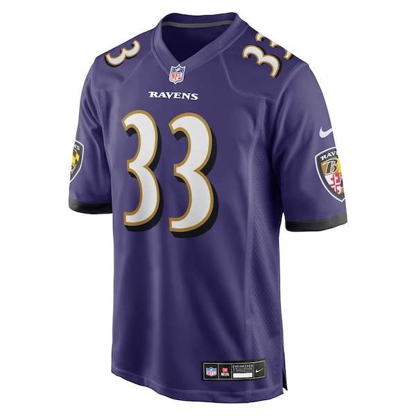 Tyler Loop Baltimore Ravens Nike Team Game Jersey -  Purple