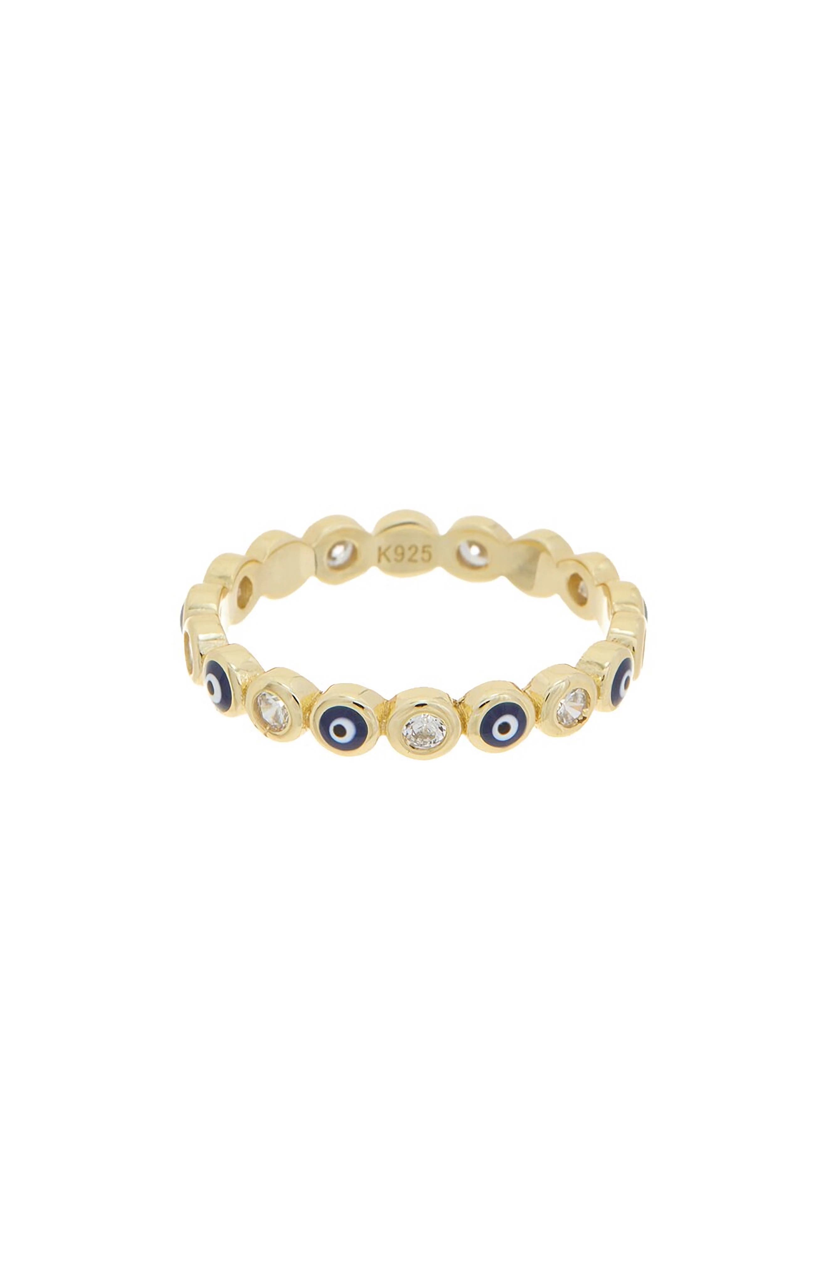 Juvell Evil Eye CZ Ring