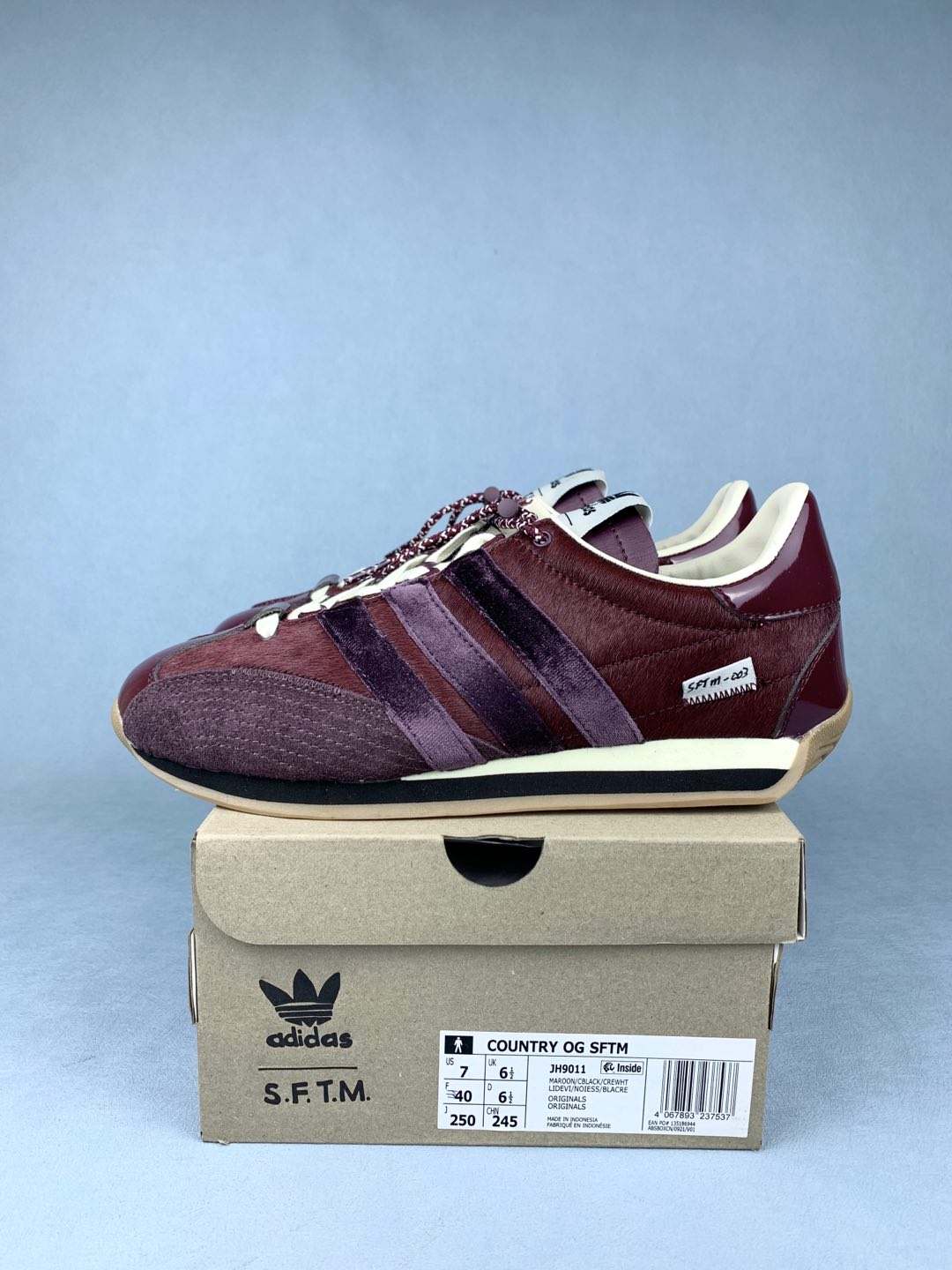 Song for the Mute x adidas Country OG Maroon Shoes