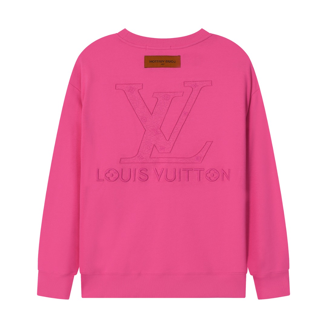 Fashion Logo Embroidered Print Long Sleeve Sweatshirt