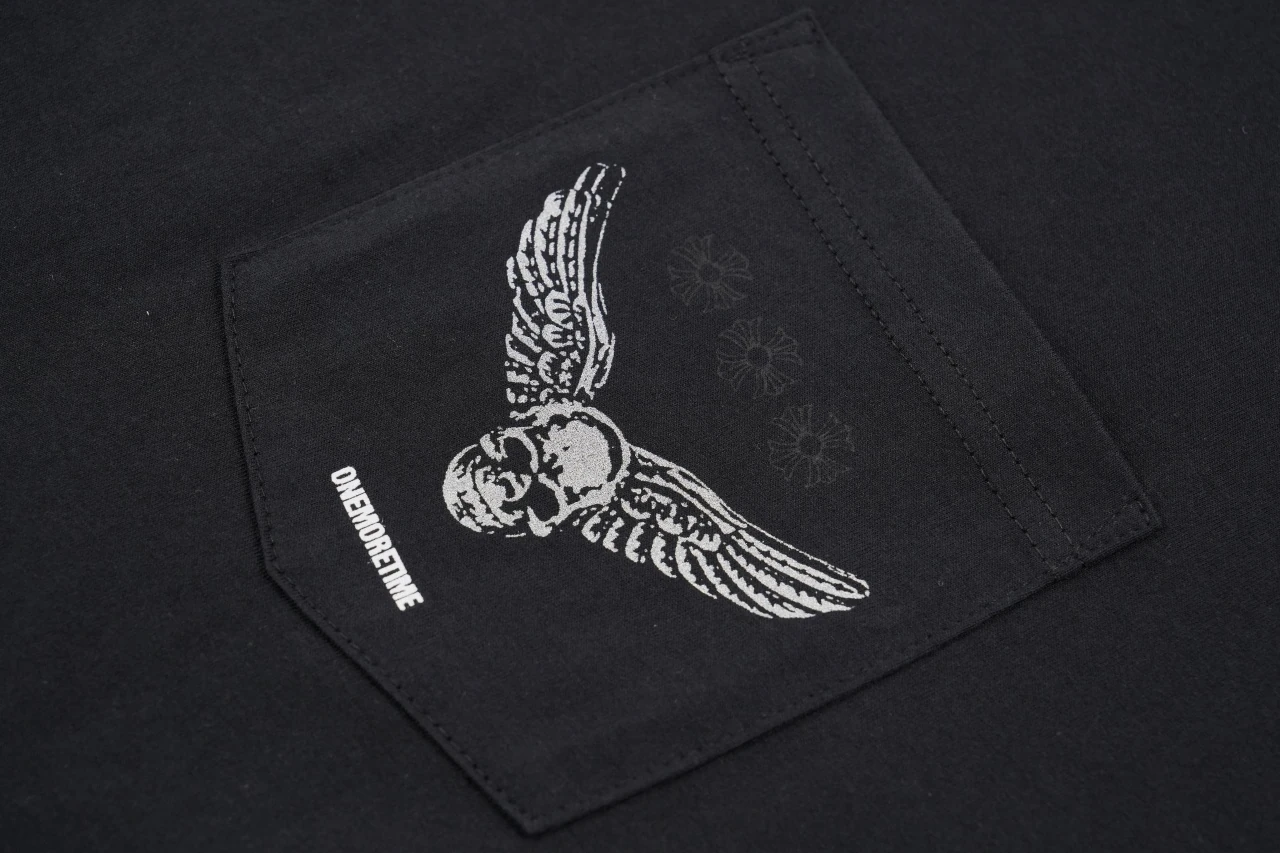 Chrome Hearts Black Skull Cross Graphic T-Shirt product photo from LabelPicks