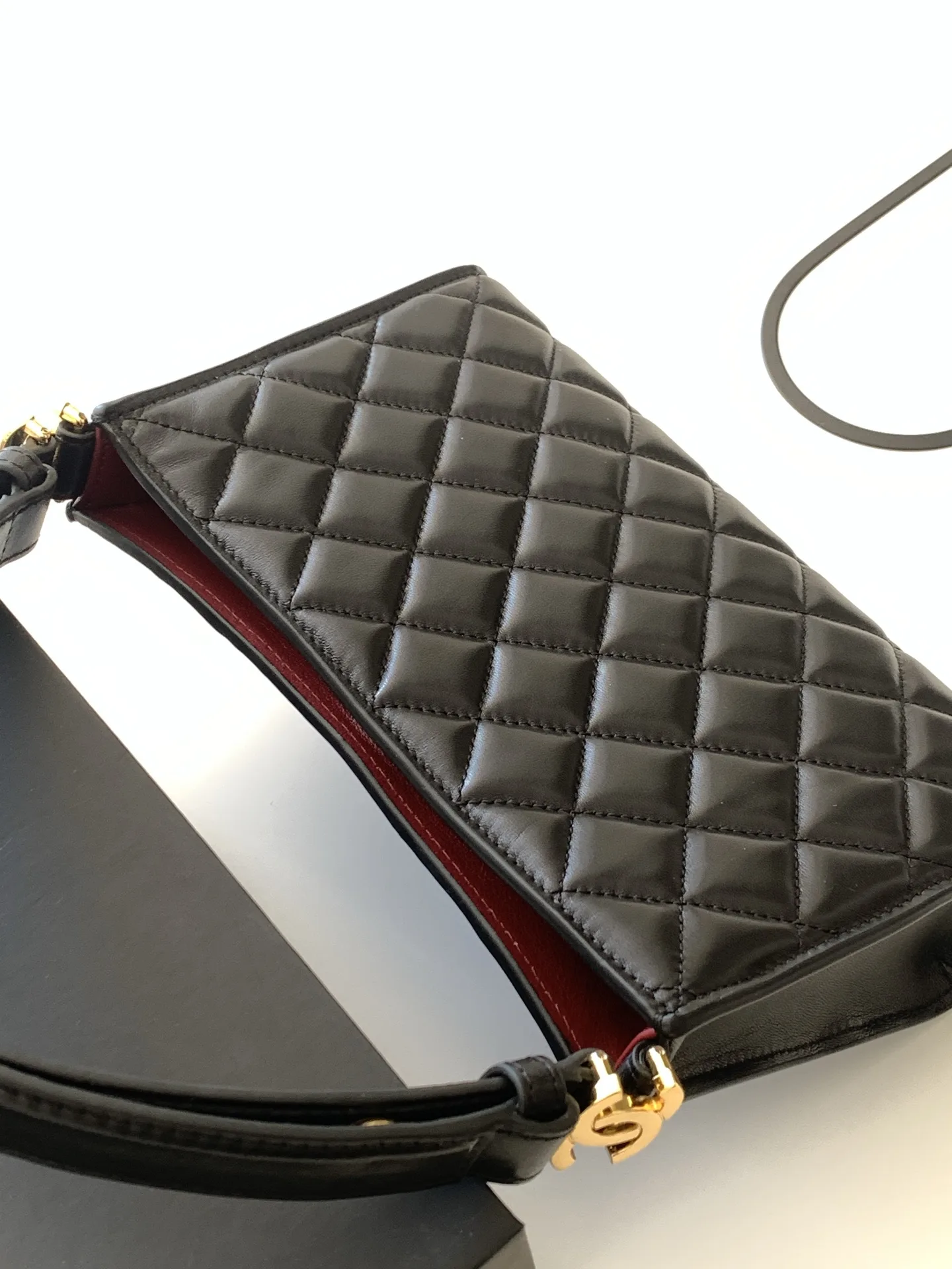 Chanel Burgundy Quilted Leather Shoulder Bag product photo from LabelPicks