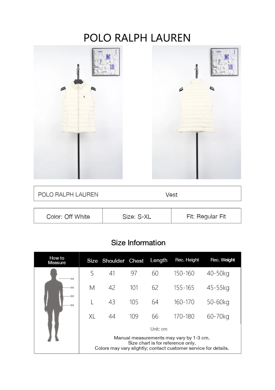 Ralph Lauren White Quilted Pony Embroidered Vest product photo from LabelPicks
