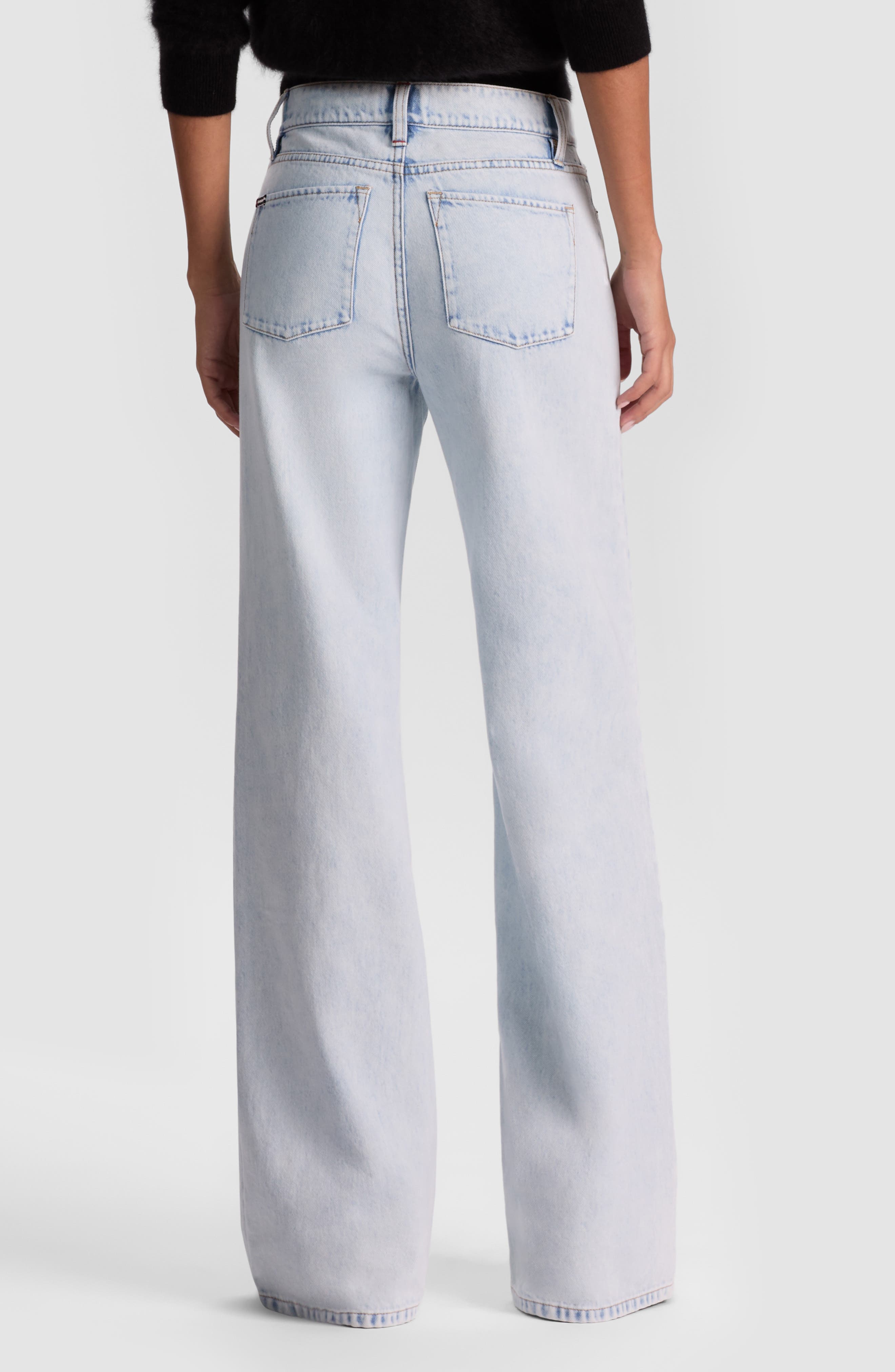 Alice + Olivia Chic High Waist Wide Leg Jeans