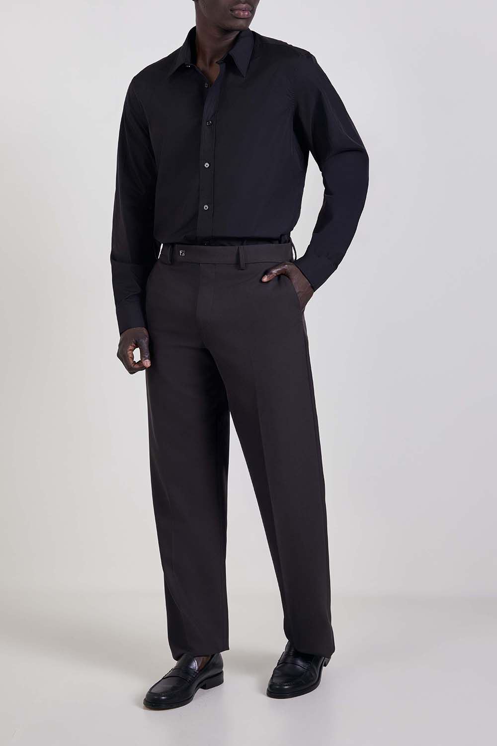 GIVENCHY חולצה מכופתרת ארוכה