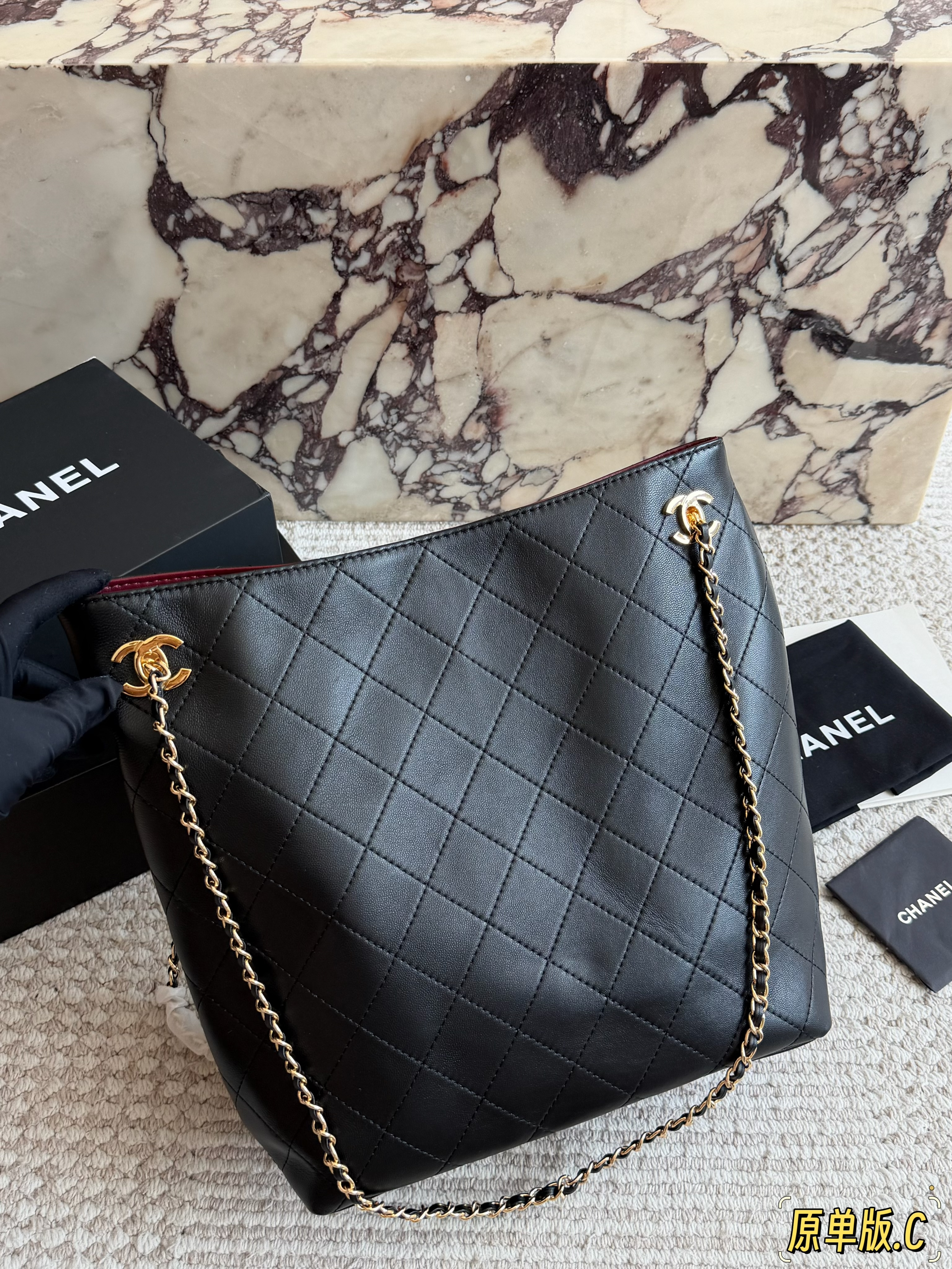 Chanel Large Quilted Hobo