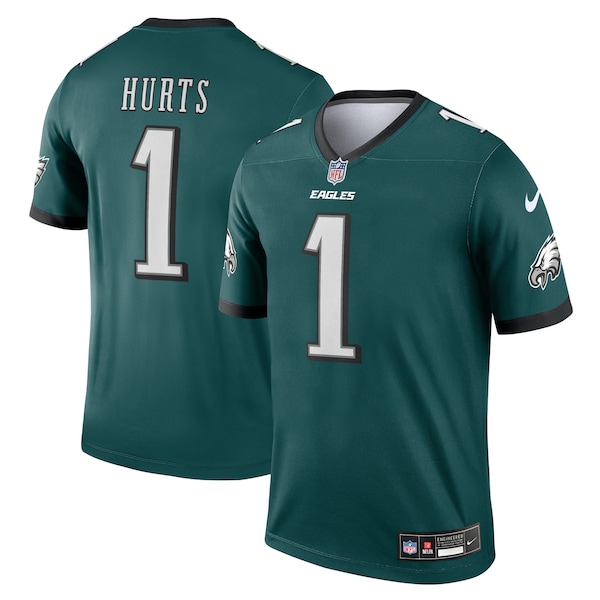 Jalen Hurts Philadelphia Eagles Nike Legend Jersey - Midnight Green/Black/Kelly Green