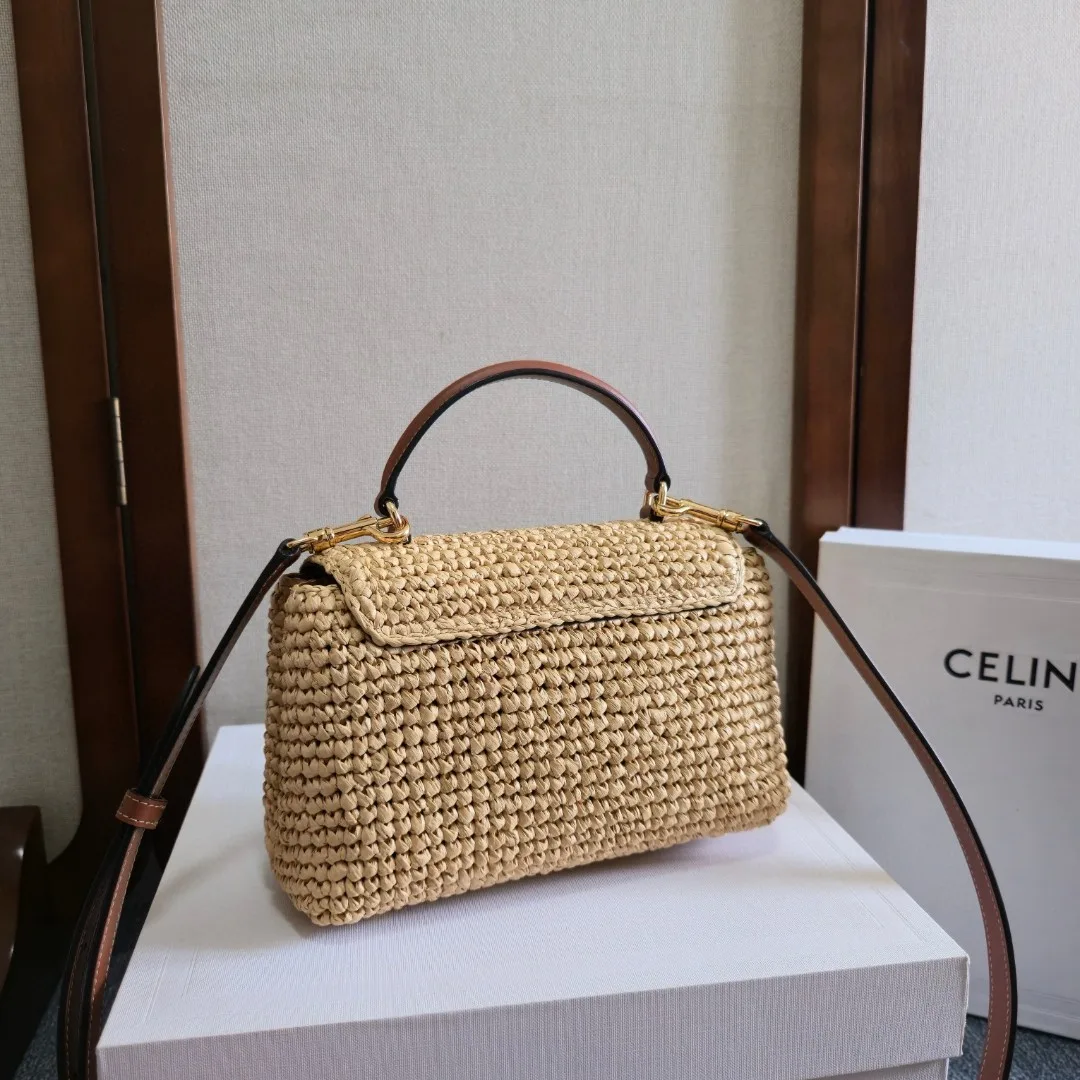 Celine Woven Leather Teen Nino Top Handle Bag product photo from LabelPicks