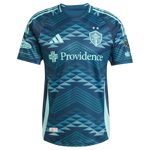 Seattle Sounders FC adidas 2025 The Salish Sea Kit Authentic Custom Jersey - Blue