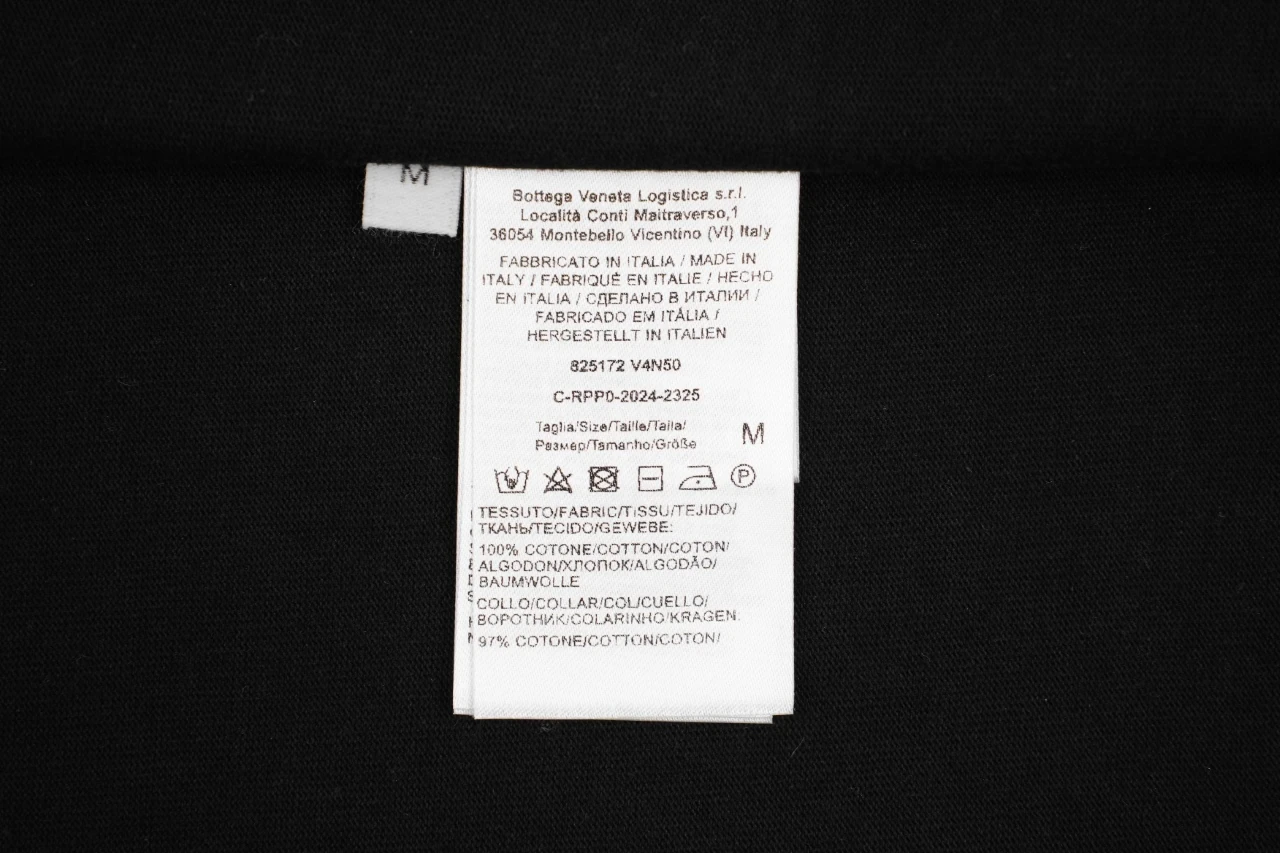 Bottega Veneta Black Matchstick Embroidered T-Shirt product photo from LabelPicks